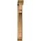 Ekena Millwork Merced Traditional Smooth Bracket w/ Offset Brace, Western Red Cedar, 5 1/2"W x 30"D x 42"H BKT0604X30X42MRC01SWR - alternate 4